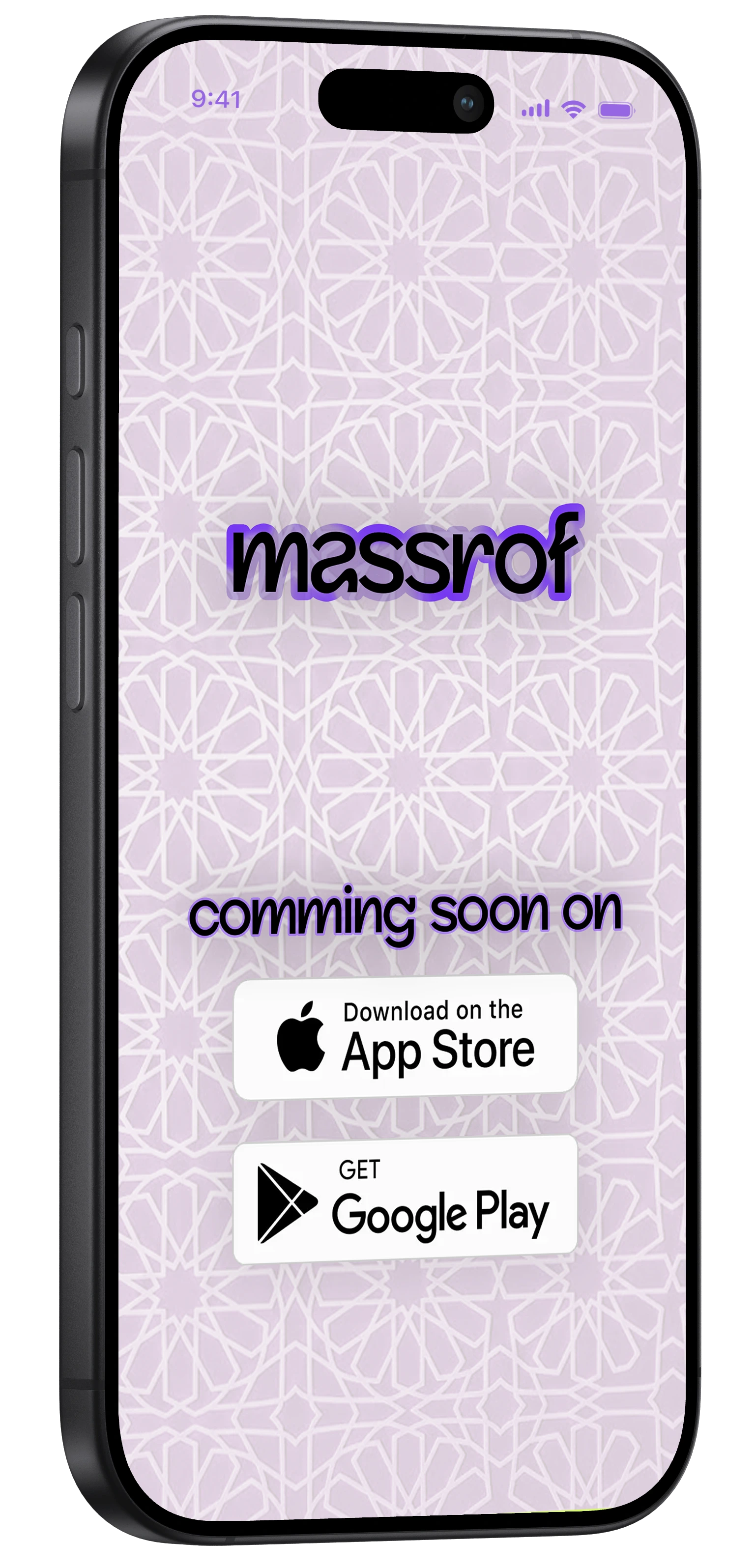 Massrof App Mockup
