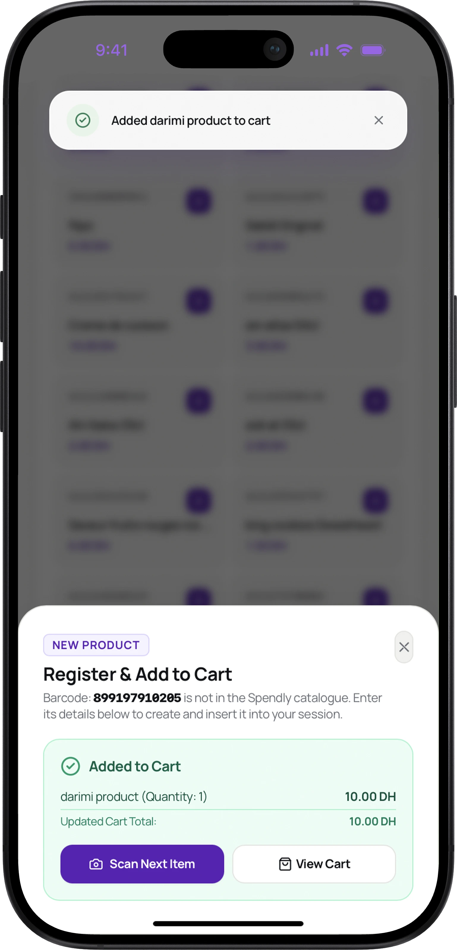 3. Register and Add to cart